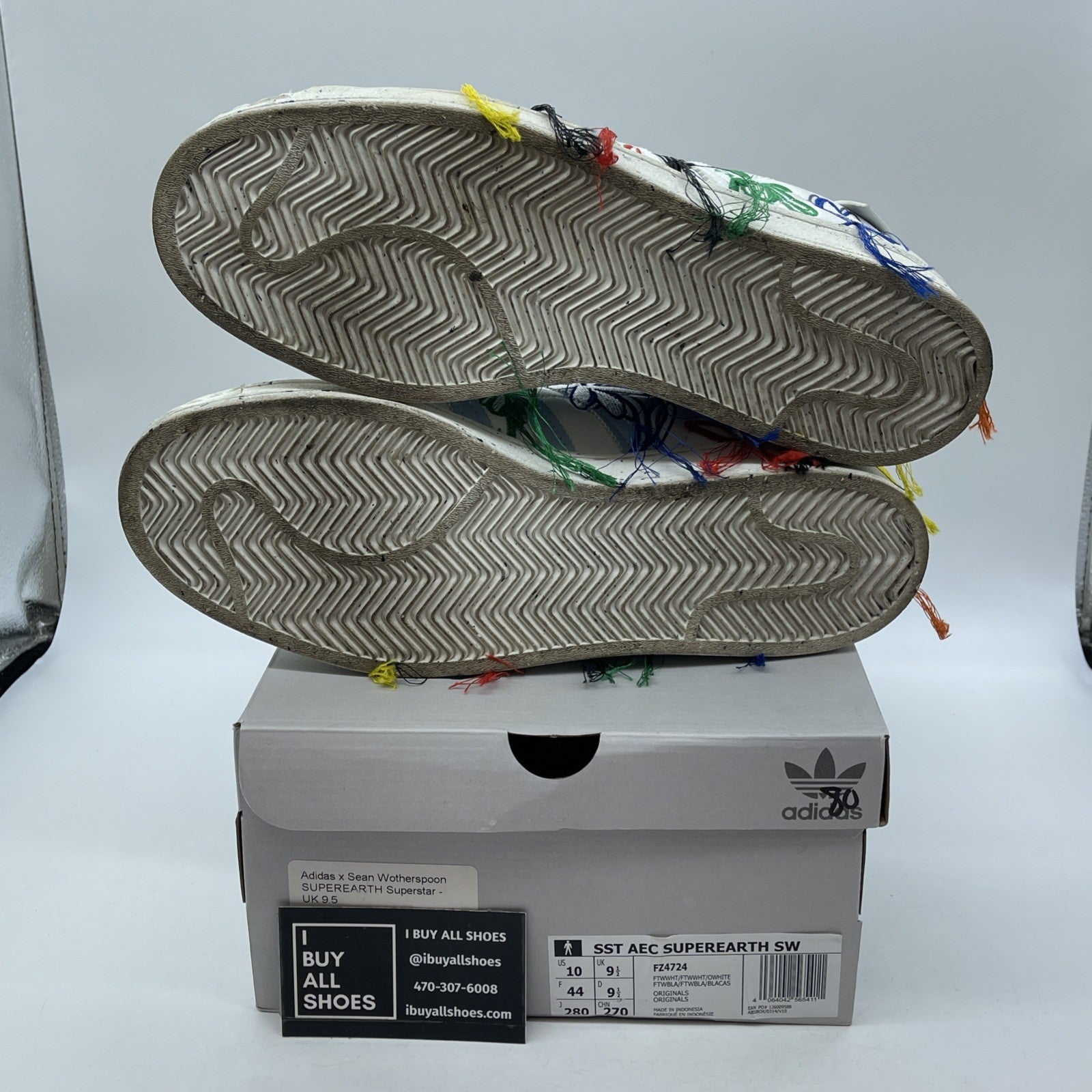 Size 10 - adidas Sean Wotherspoon x Superstar Super Earth Leather (FZ4724)