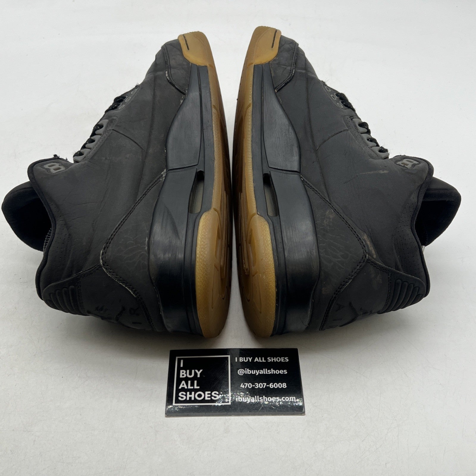 Size 8 - Air Jordan 3 5Lab3 Reflective Black (631603-010)