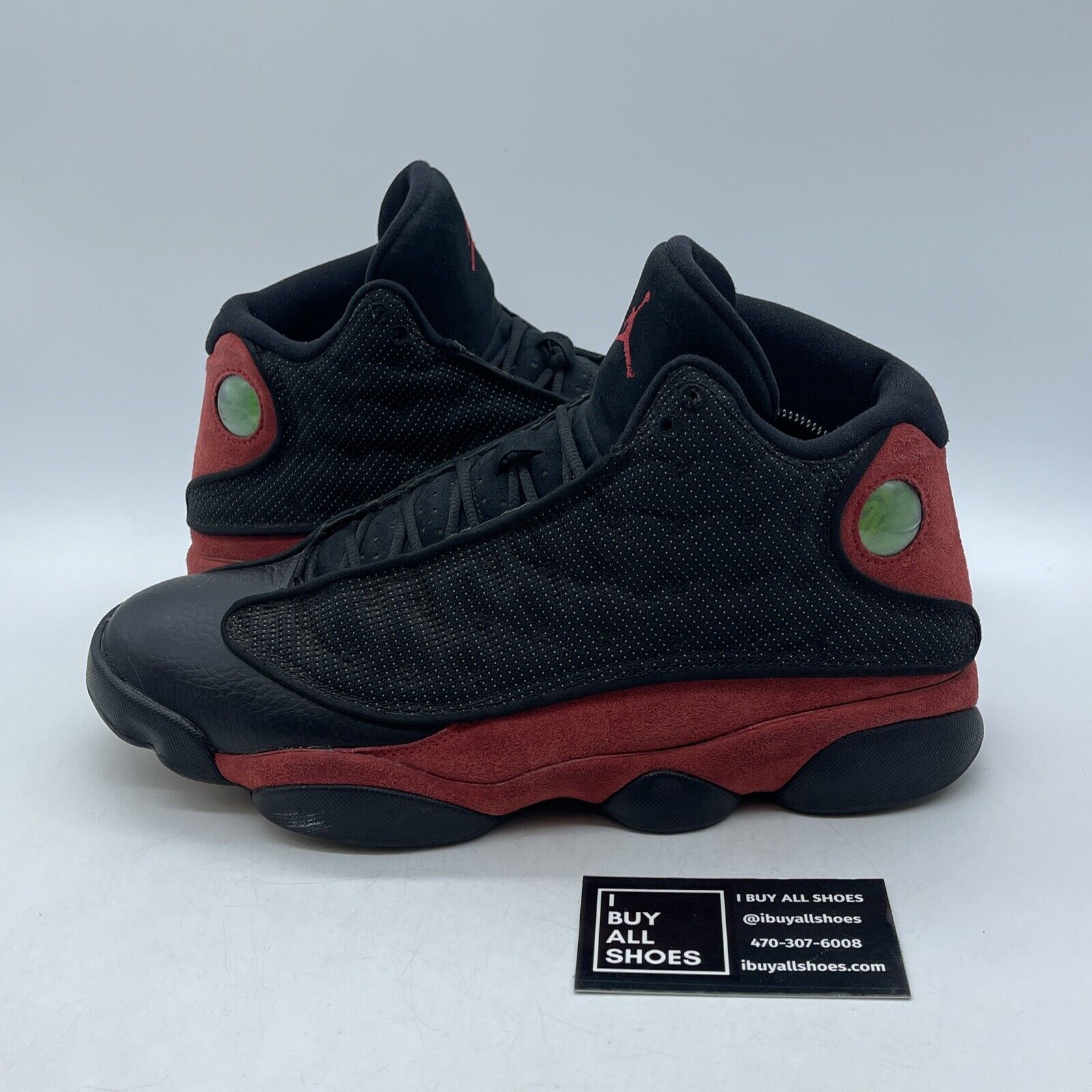 Size 10.5 - Jordan 13 Retro Bred Black Red Suede (414571-004)