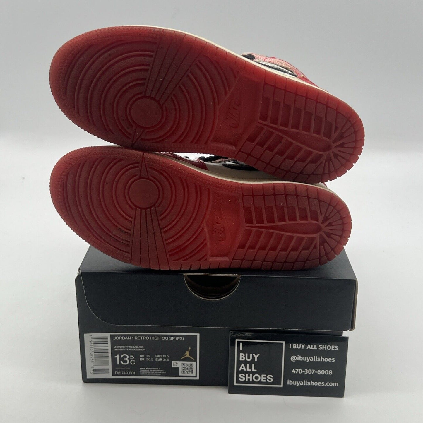 Size 13.5C - Air Jordan 1 Retro OG x Marvel High Next Chapter (DV1749-601)
