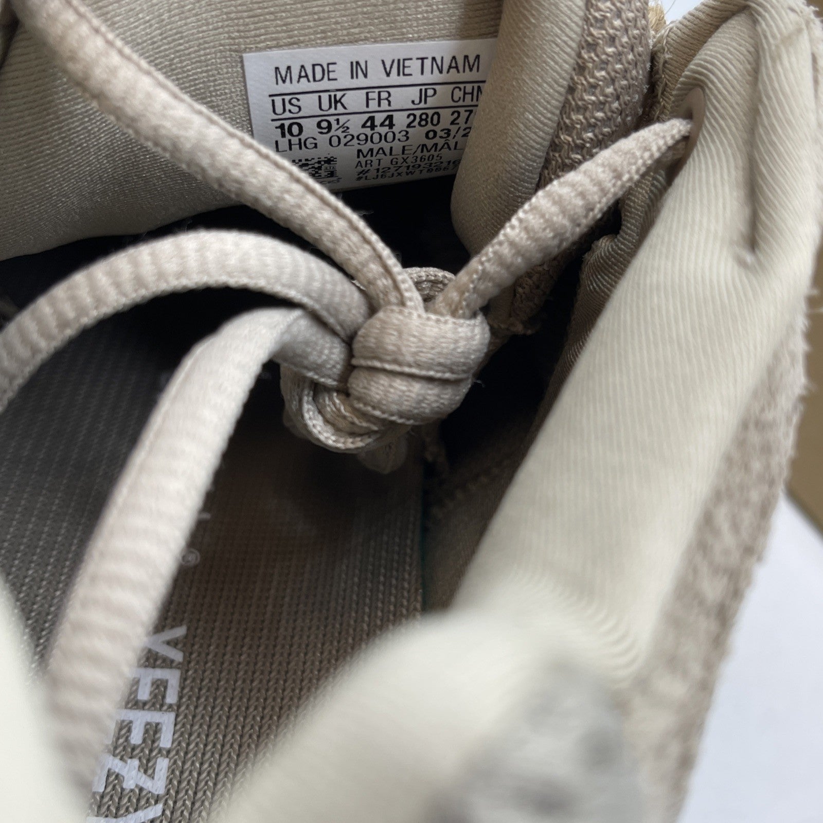 Size 10 - adidas Yeezy 500 Taupe Light Suede Leather (GX3605)