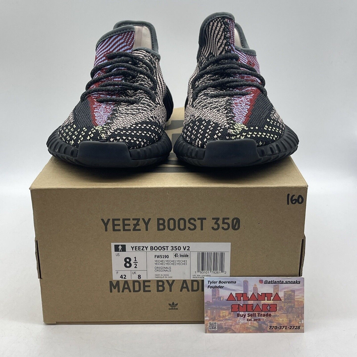 Size 8.5 - adidas Yeezy Boost 350 V2 Yecheil Non-Reflective (FW5190)