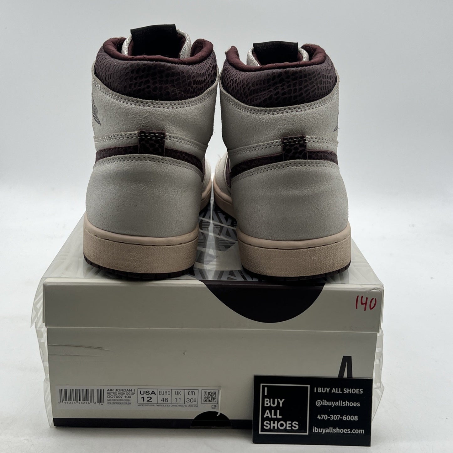 Size 12 - Air Jordan 1 OG x A Ma Maniere High Airness (DO7097-100)