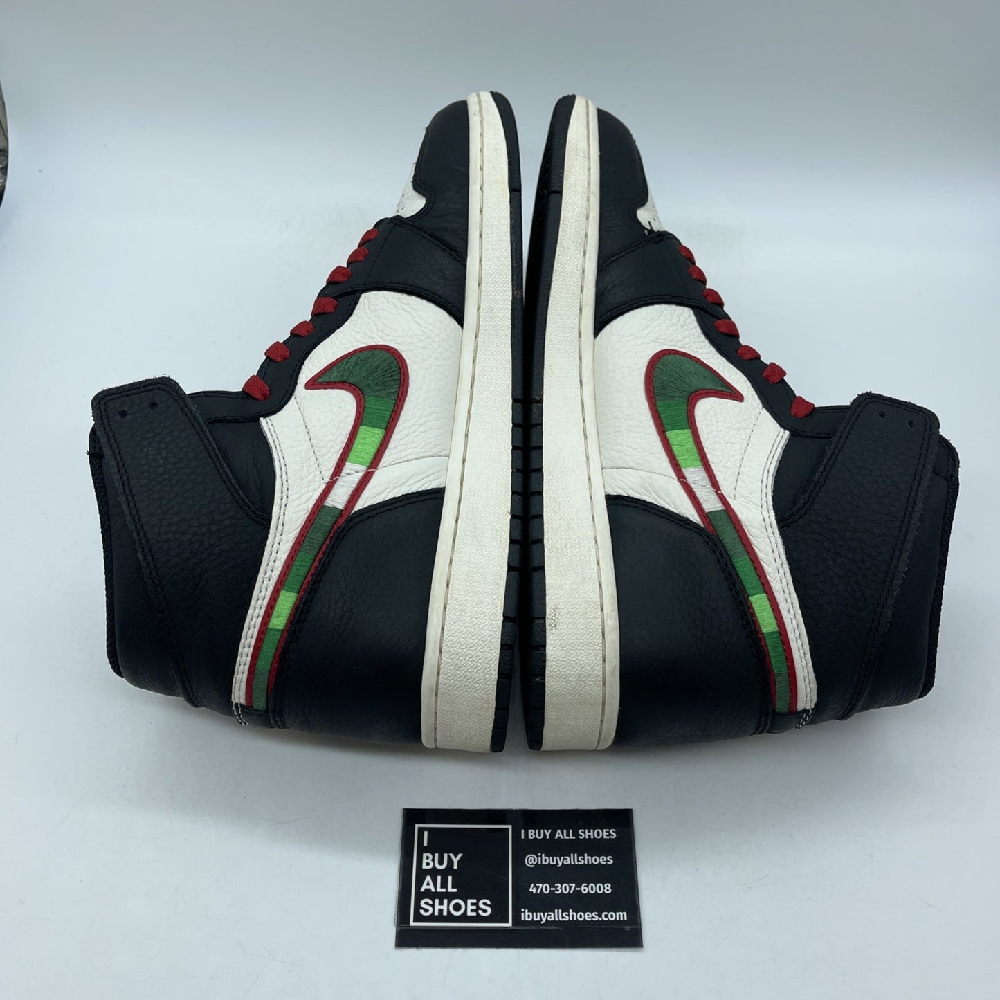 Size 12 - Air Jordan 1 Retro OG High A Star Is Born Leather Black (555088-015)