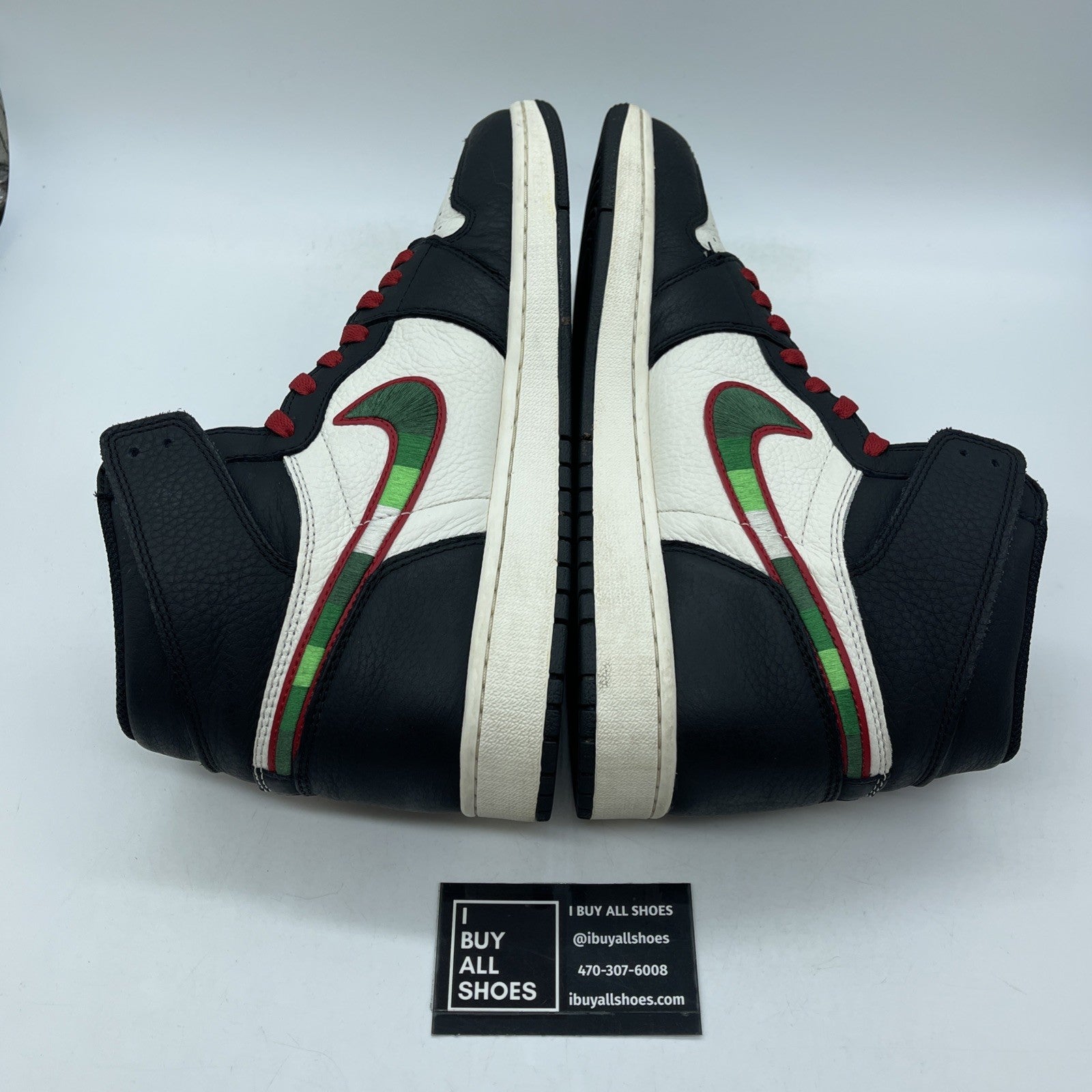 Size 12 - Air Jordan 1 Retro OG High A Star Is Born Leather Black (555088-015)