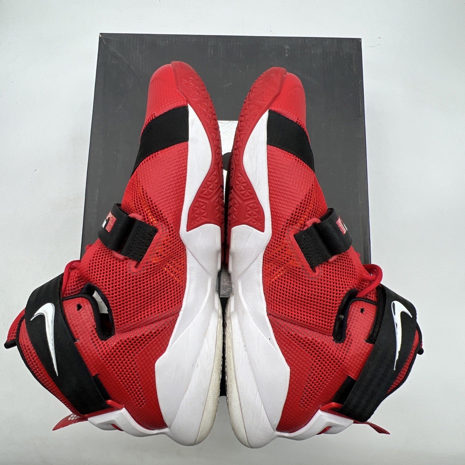 Size 12 - Nike LeBron Soldier 9 University Red (749417-606)
