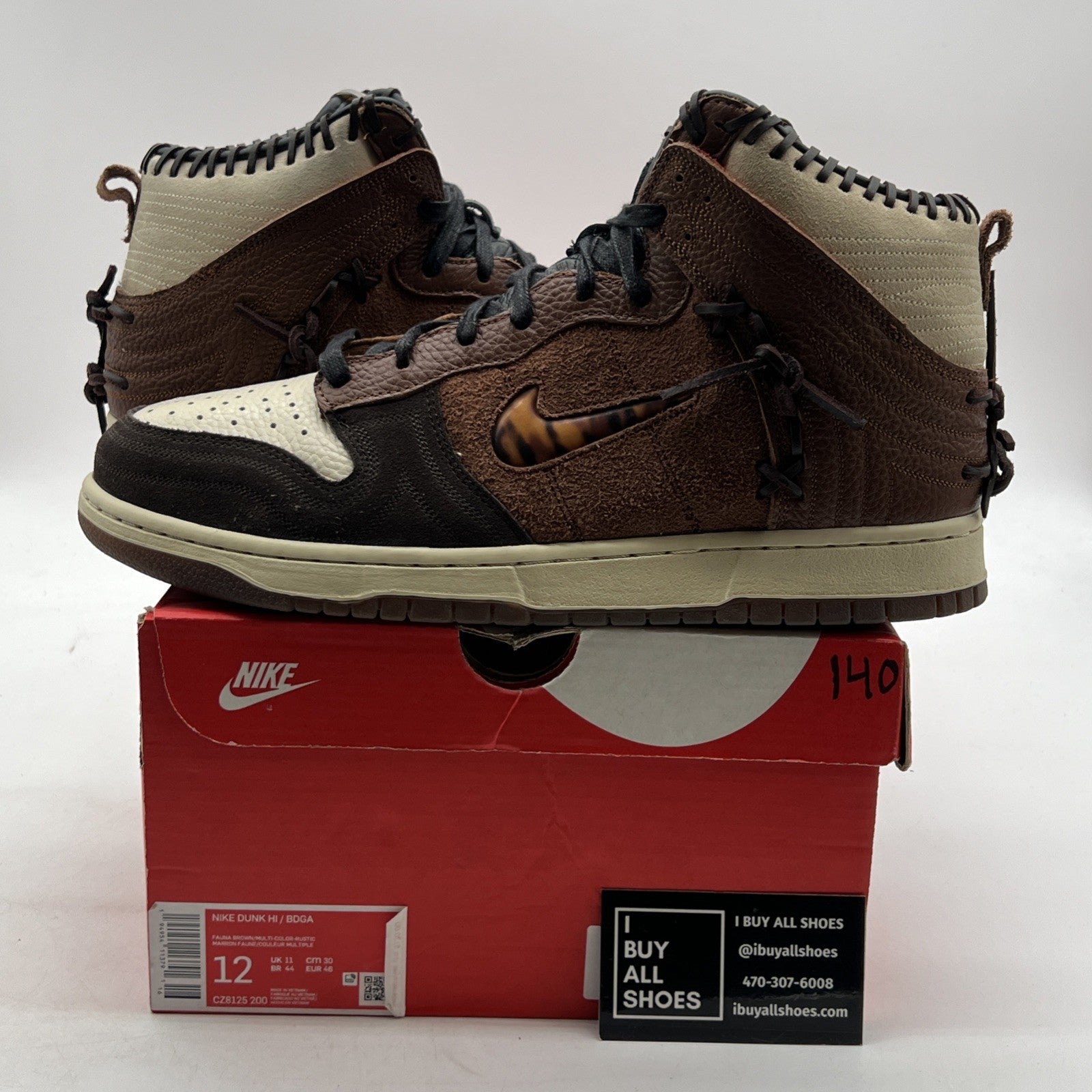 Size 12 - Nike Bodega x Dunk High Legend (CZ8125-200)