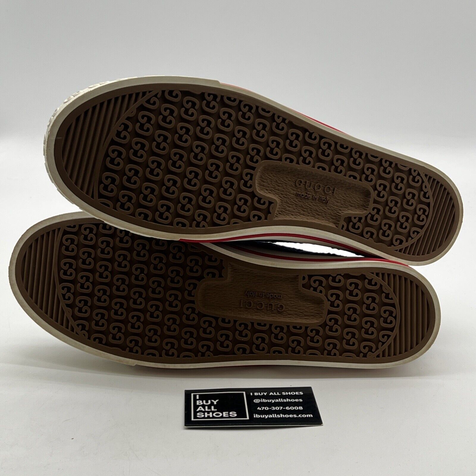 Size 10G - Gucci GG Tennis 1977 Sneaker Shoes Navy White