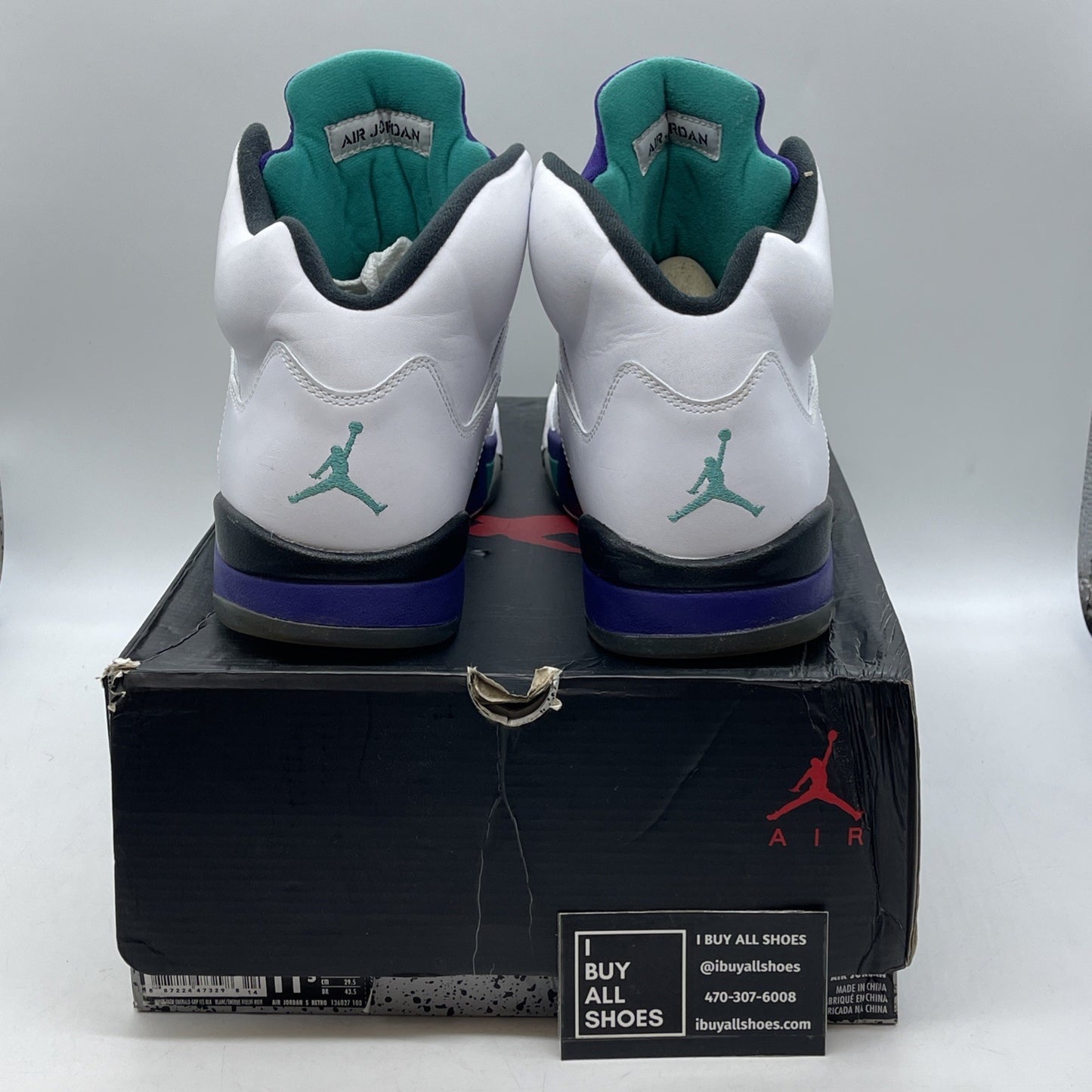 Size 11.5 - Air Jordan 5 Retro 2025 Grape (136027-108)