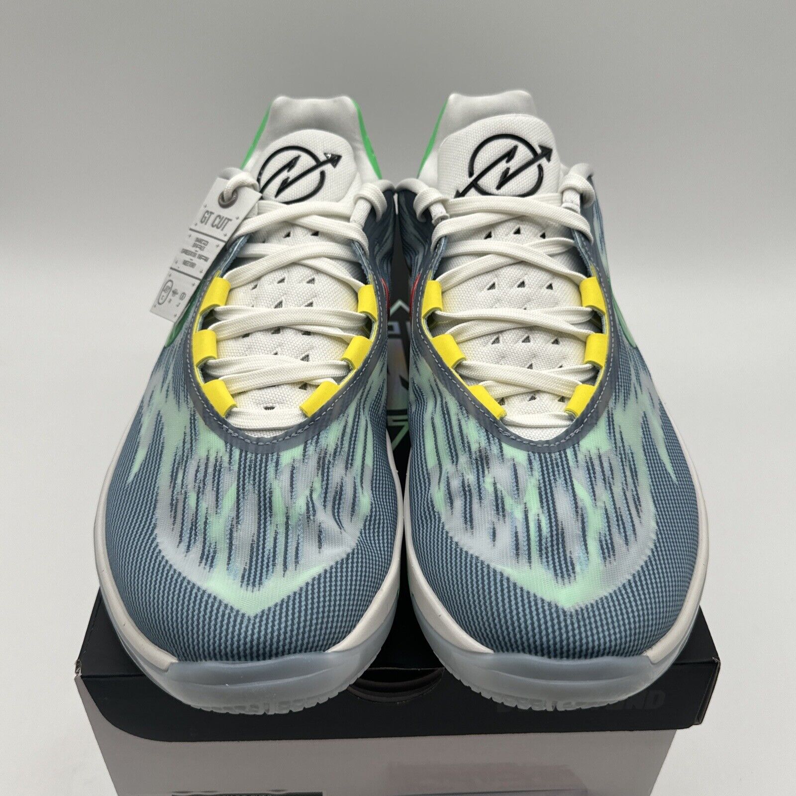 Size 14 - Nike Air Zoom GT Cut 2 Leche Blue Green Glow 2022 Yellow Rare Size OG