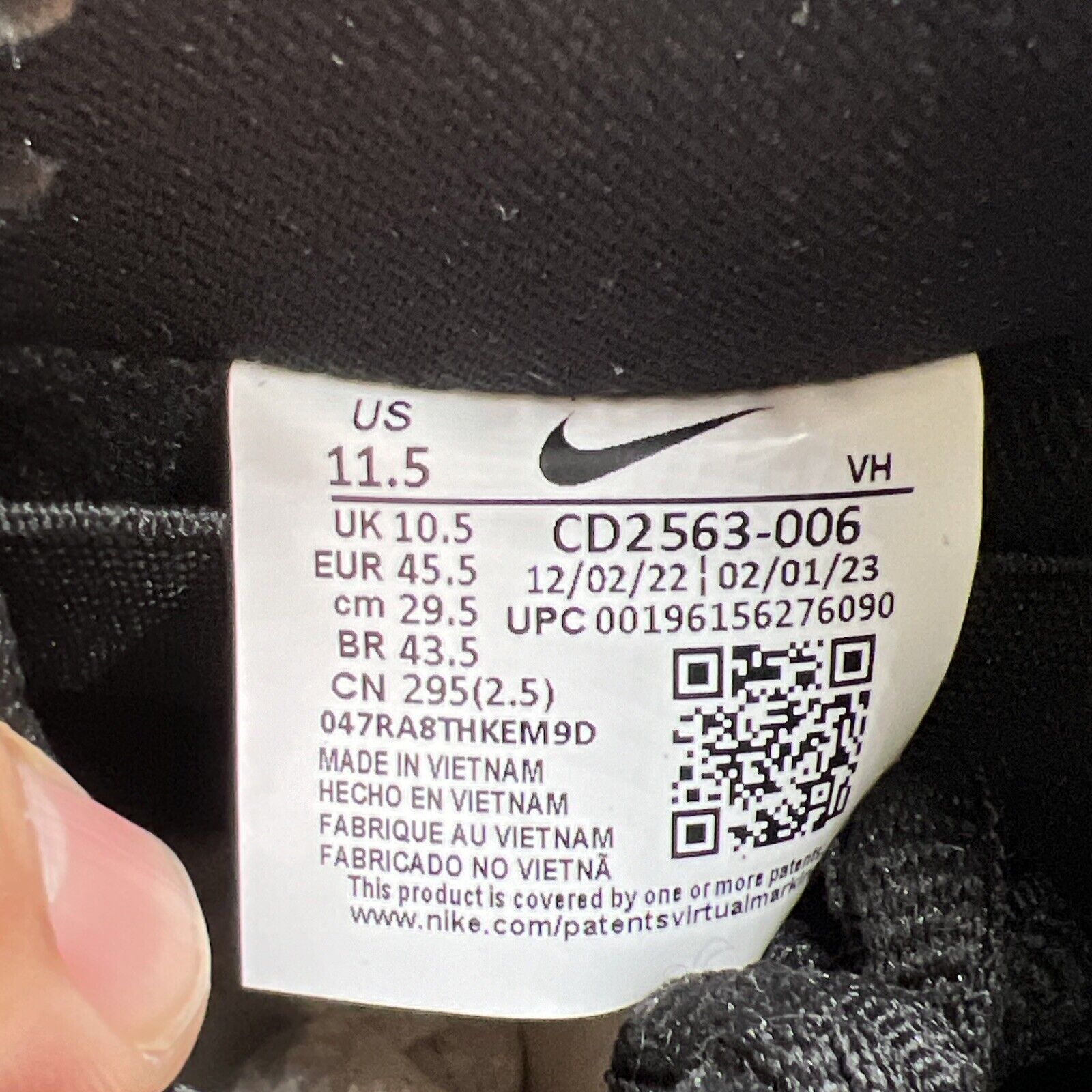 Size 11.5 - Nike Dunk Low SB Black Gum Suede White Gum (CD2563-006)