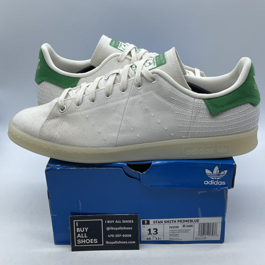 Size 13 - Adidas Stan Smith Primeblue White Green (FX5599)