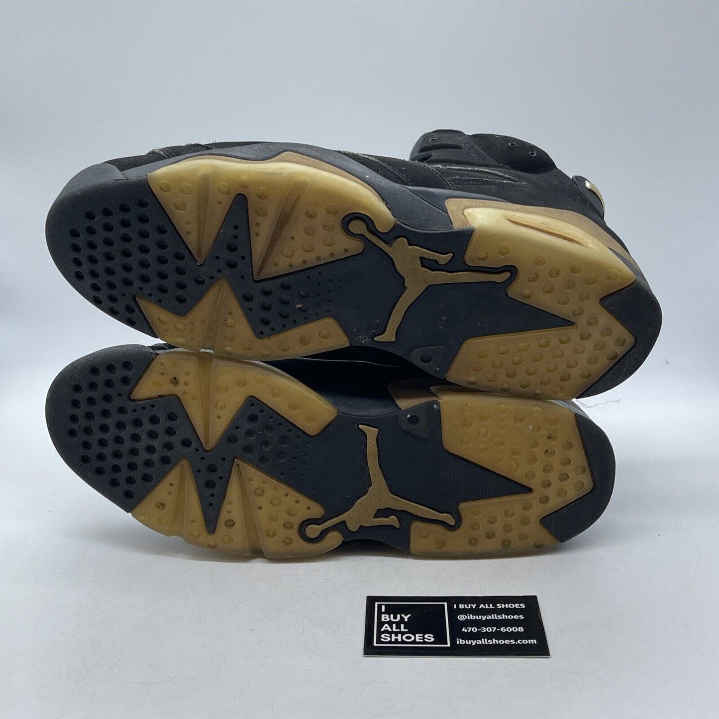 Size 12 - Jordan 6 Retro Defining Moments 2020 Black Gold Suede (CT4954-007)