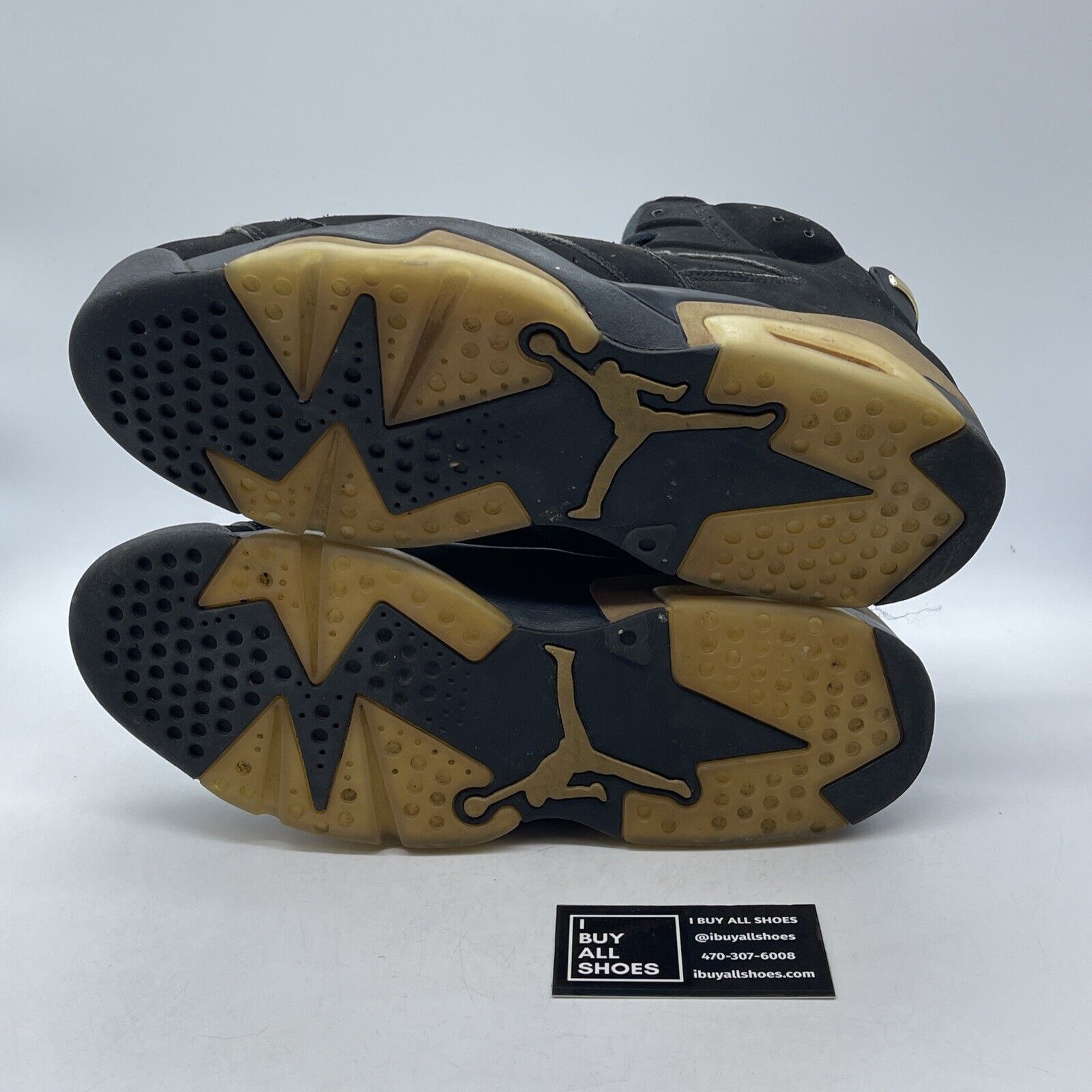 Size 12 - Jordan 6 Retro Defining Moments 2020 Black Gold Suede (CT4954-007)