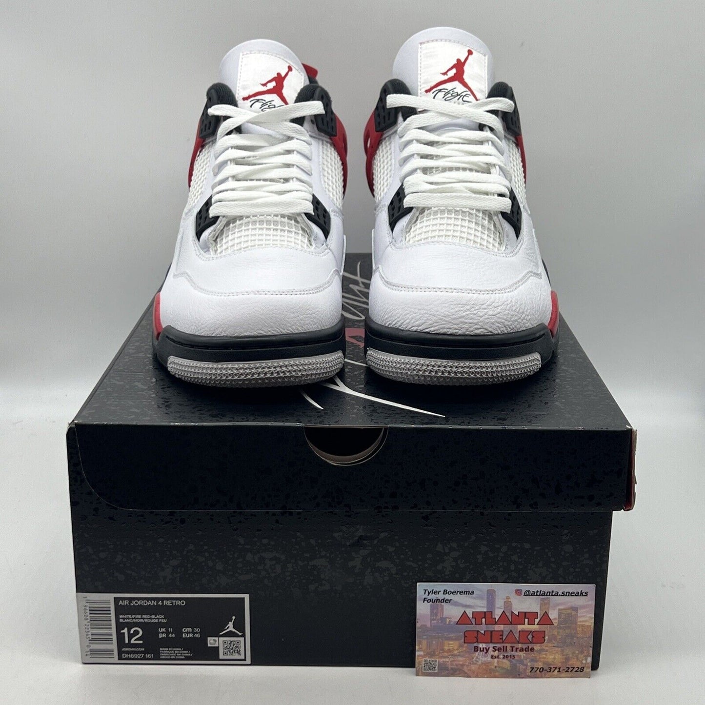 Size 12 - Jordan 4 Retro Mid Red Cement Brand New Og All