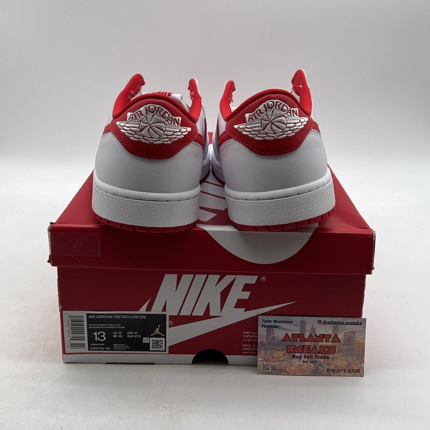 Size 13 - Air Jordan 1 Retro OG Low University Red (CZ0790-161)