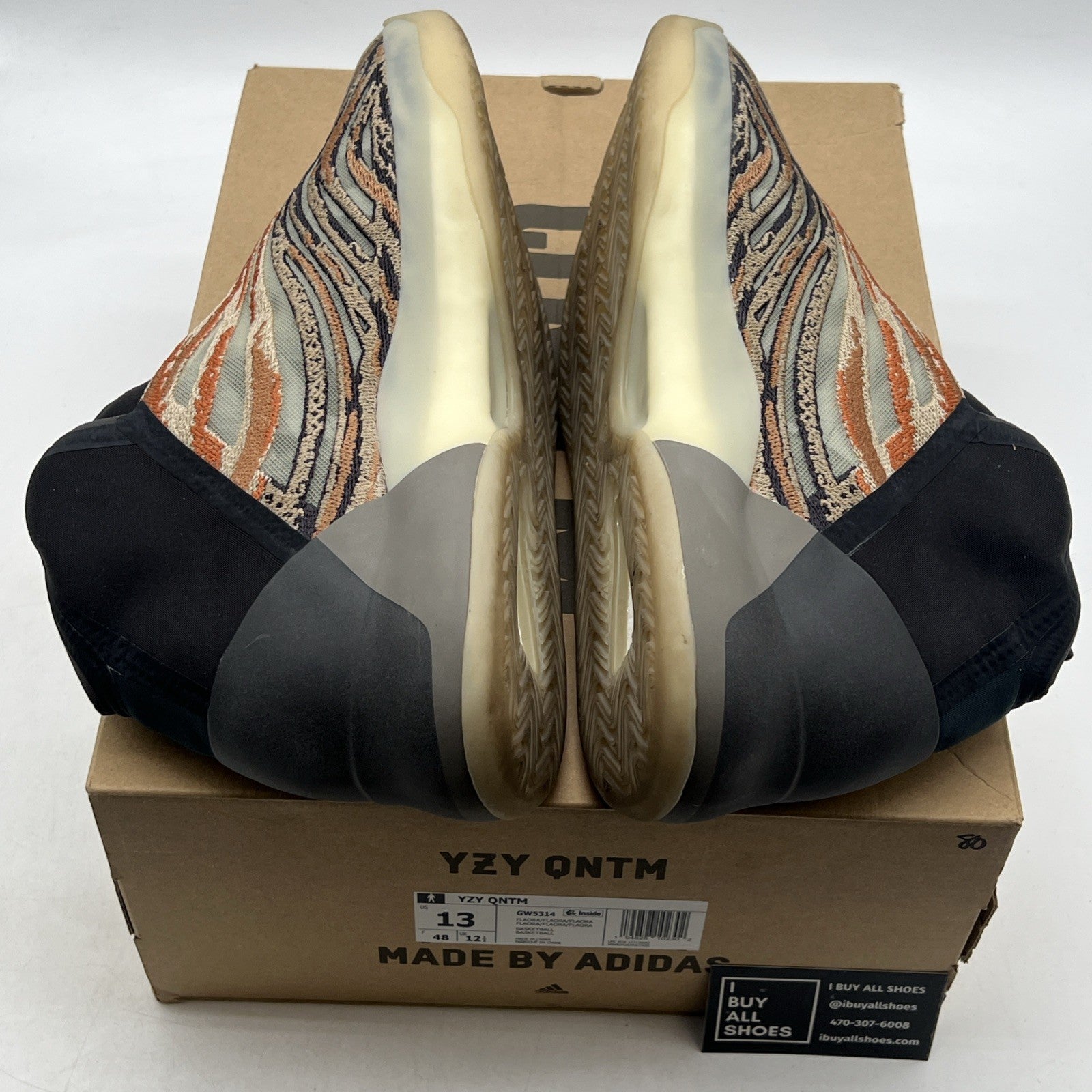 Size 13 - adidas Yeezy Quantum Flash Orange (GW5314)