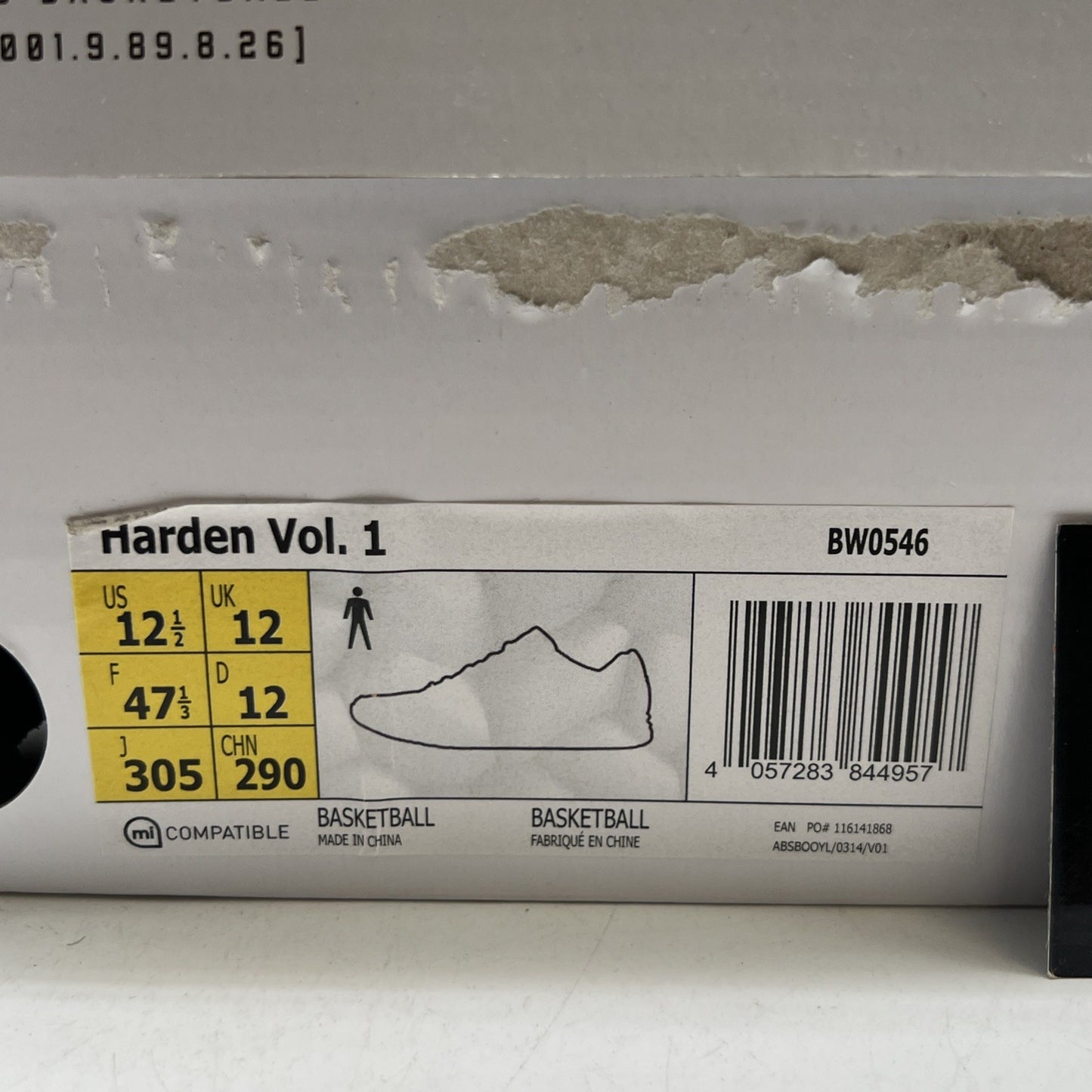 Size 12.5 - adidas Harden Vol. 1 Pioneer (BW0546)