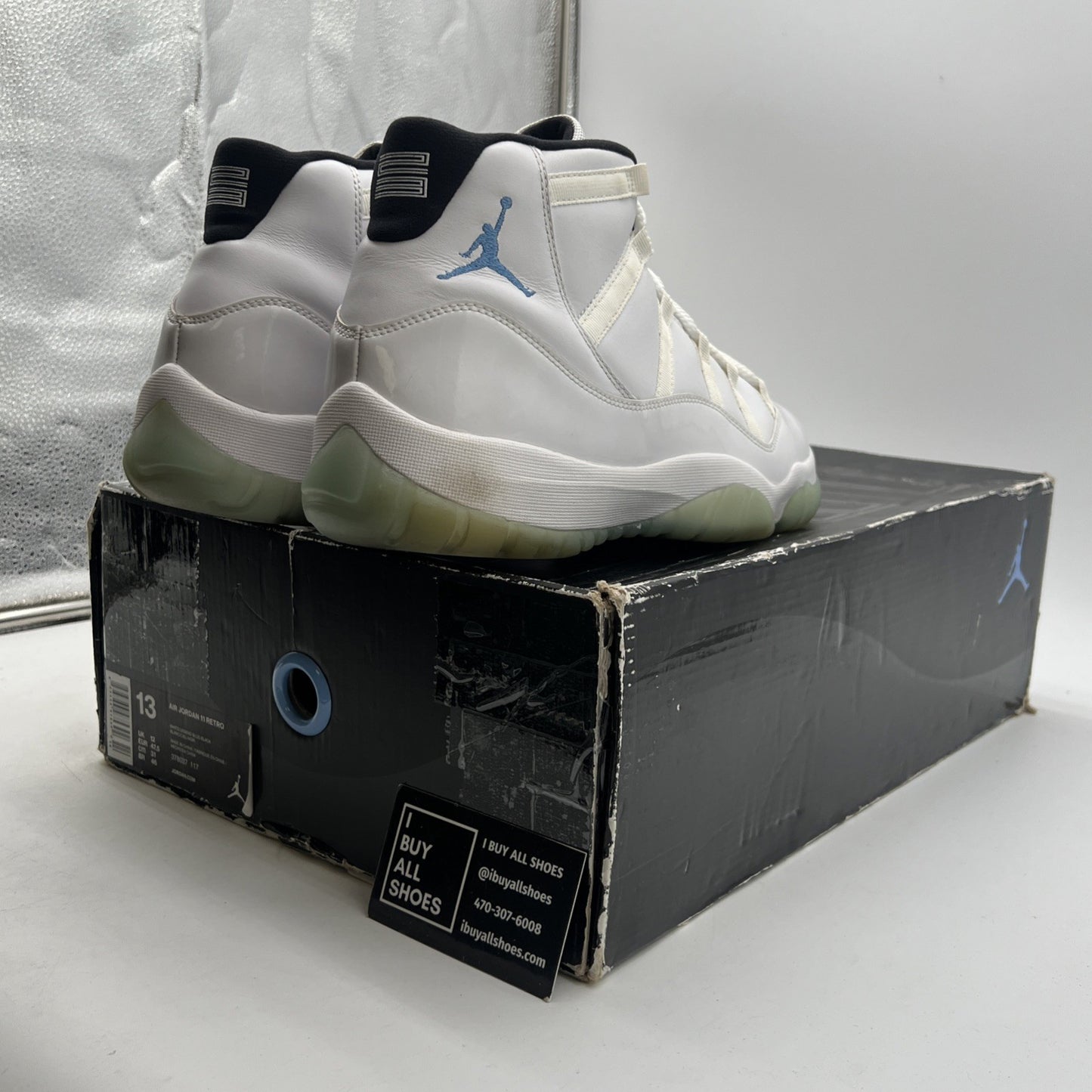 Size 13 - Air Jordan 11 Retro High Legend Blue (378037-117)