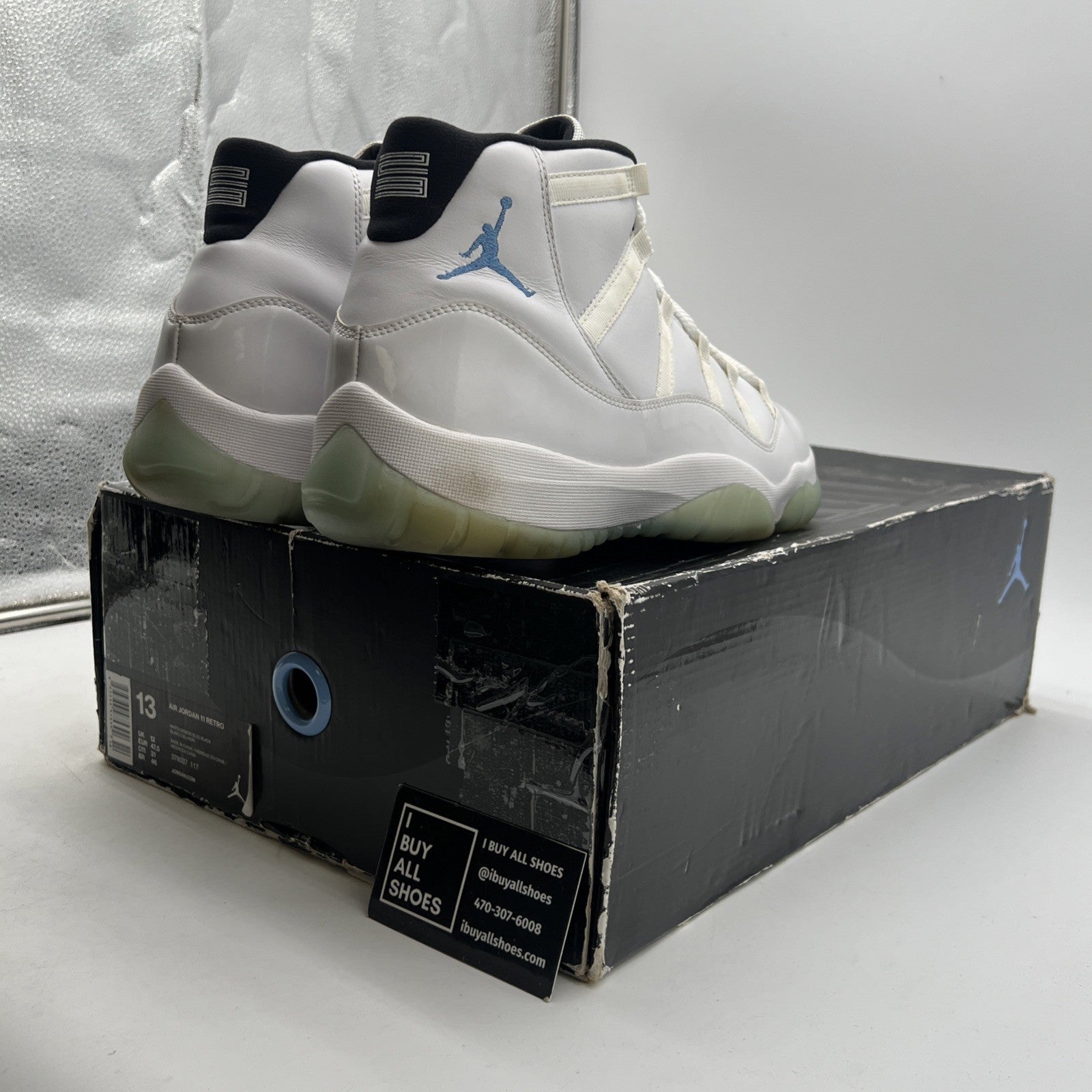 Size 13 - Air Jordan 11 Retro High Legend Blue (378037-117)