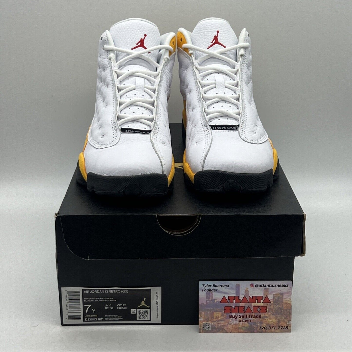 Size 7 - Jordan 13 Del Sol 2022 Brand New Og All