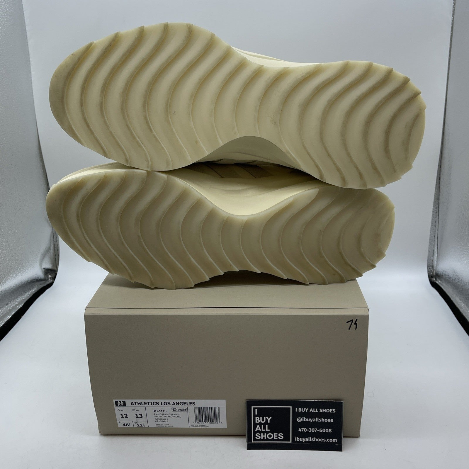 Size 12 - adidas Fear of God Athletics x Los Angeles Runner Pale Yellow (IH2275)
