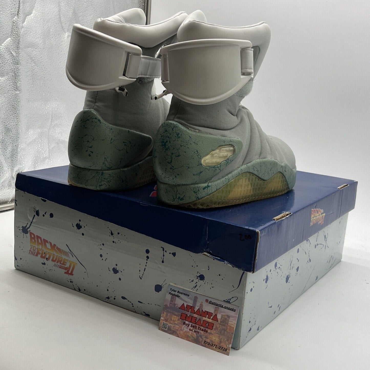 Size 11 - UNIVERSAL MARTY McFLY FUTURISTIC SHOES BACK TO THE FUTURE