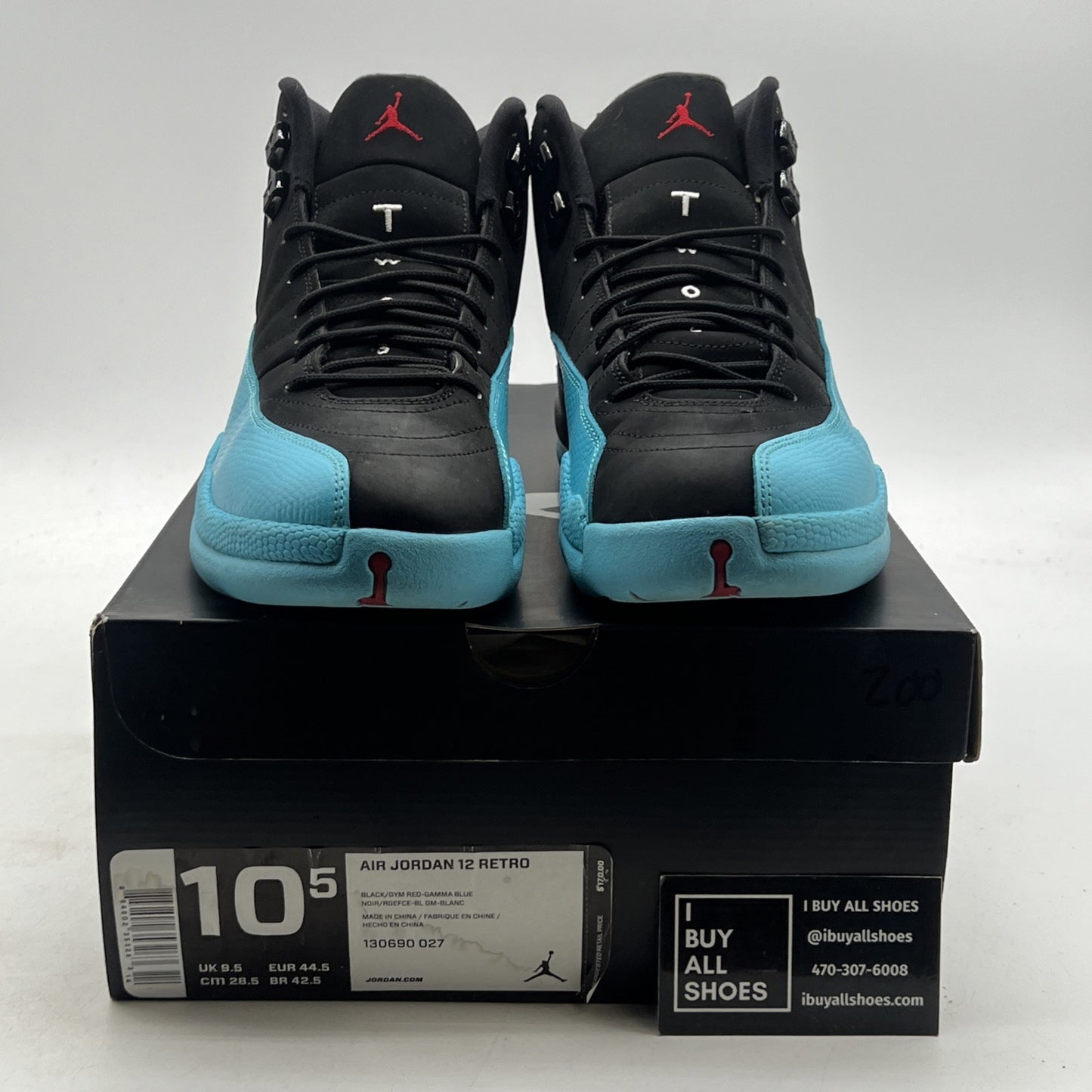 Size 10.5 - Air Jordan 12 Retro Gamma Blue (130690-027)
