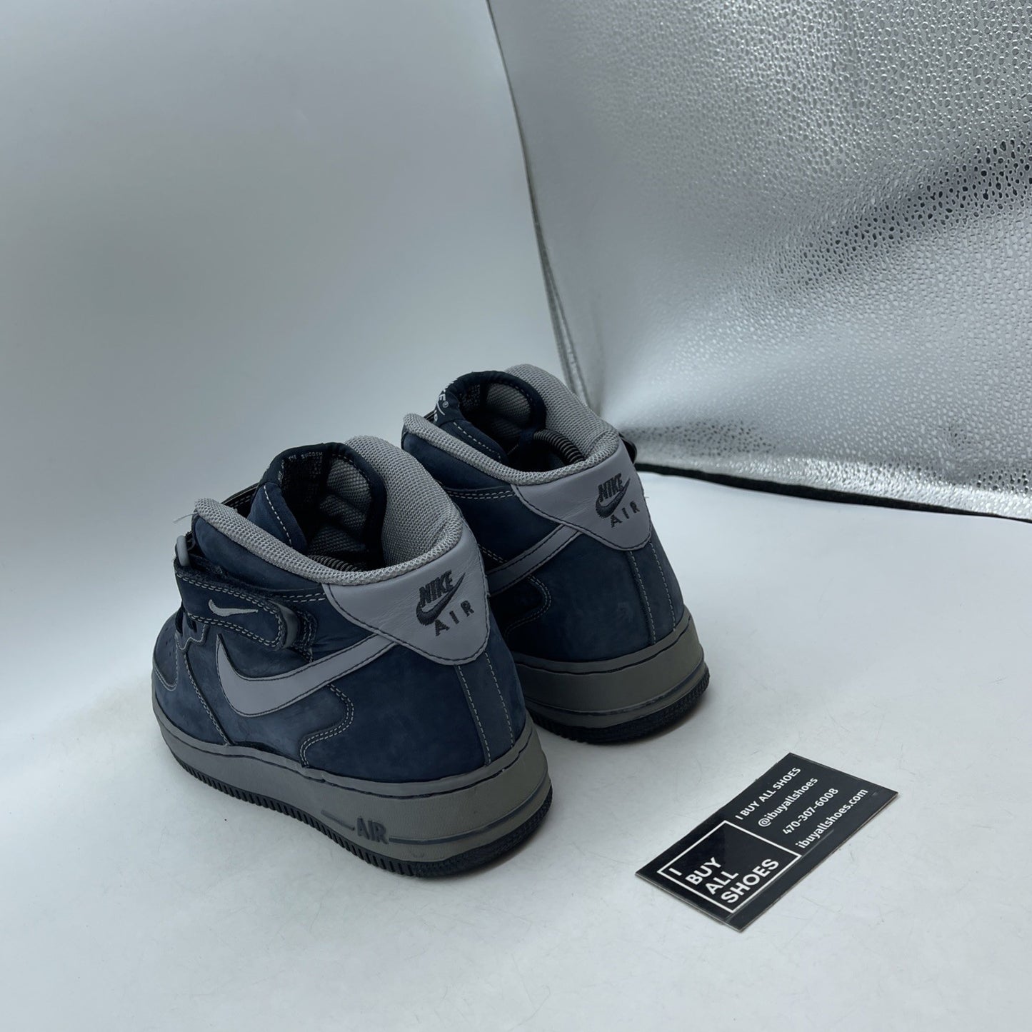 Size 9 - Nike Air Force 1 Mid Blue (306352-401)