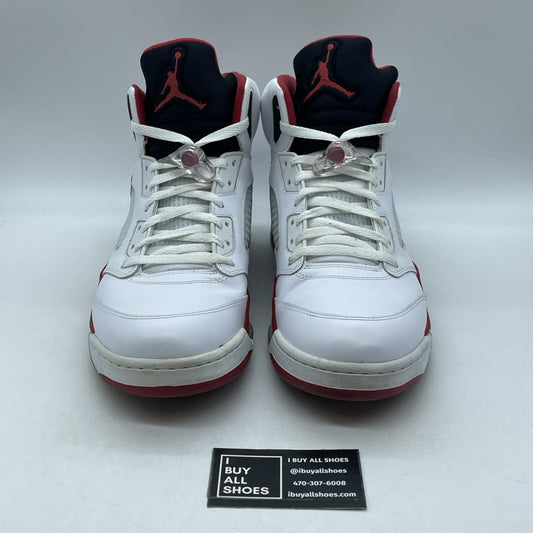 Size 13 - Air Jordan 5 Retro 2016 Low Fire Red (136027-120)
