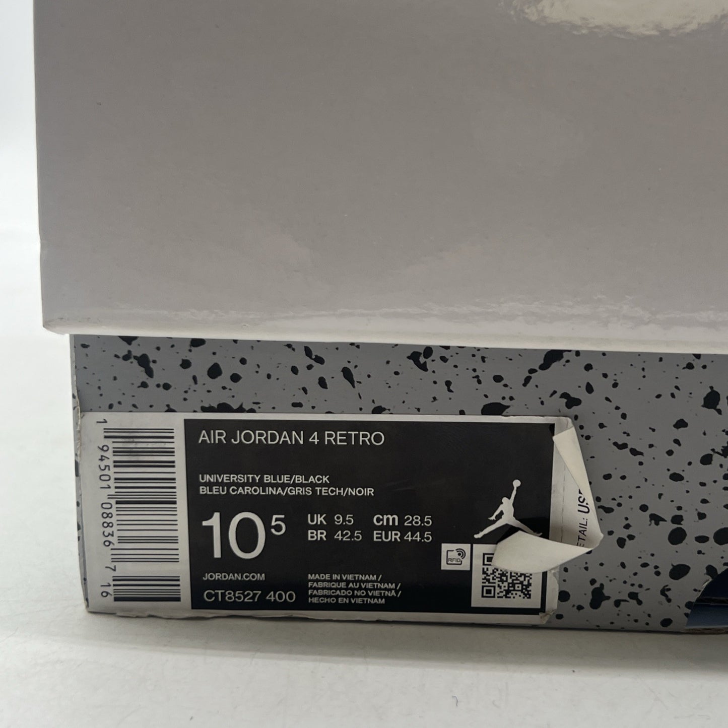 Size 10.5 - Air Jordan 4 Retro Mid University Blue (CT8527-400)