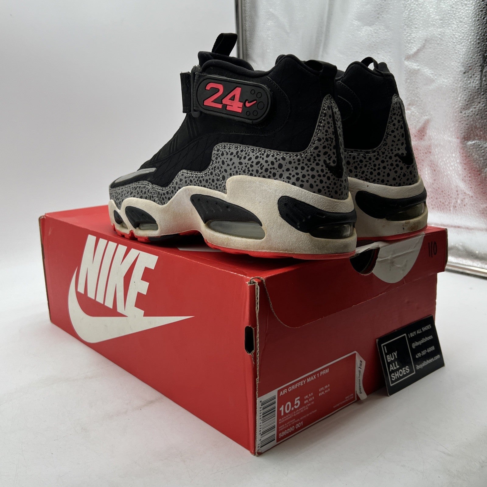 Size 10.5 - Nike Air Griffey Max 1 Prm Safari (586090-001)