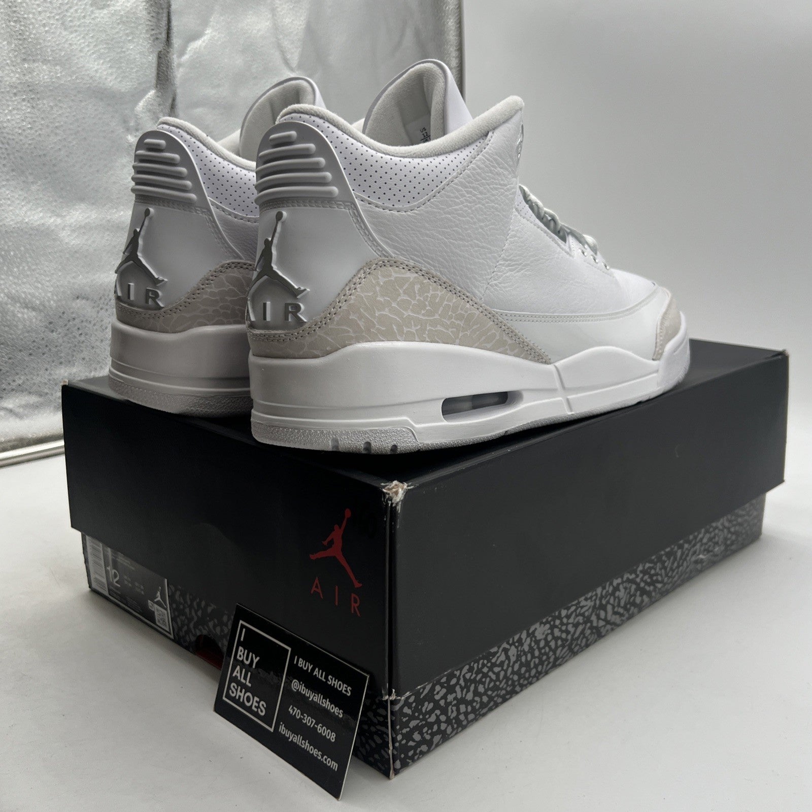 Size 12 - Air Jordan 3 Retro 2025 Pure Money (CT8532-111)