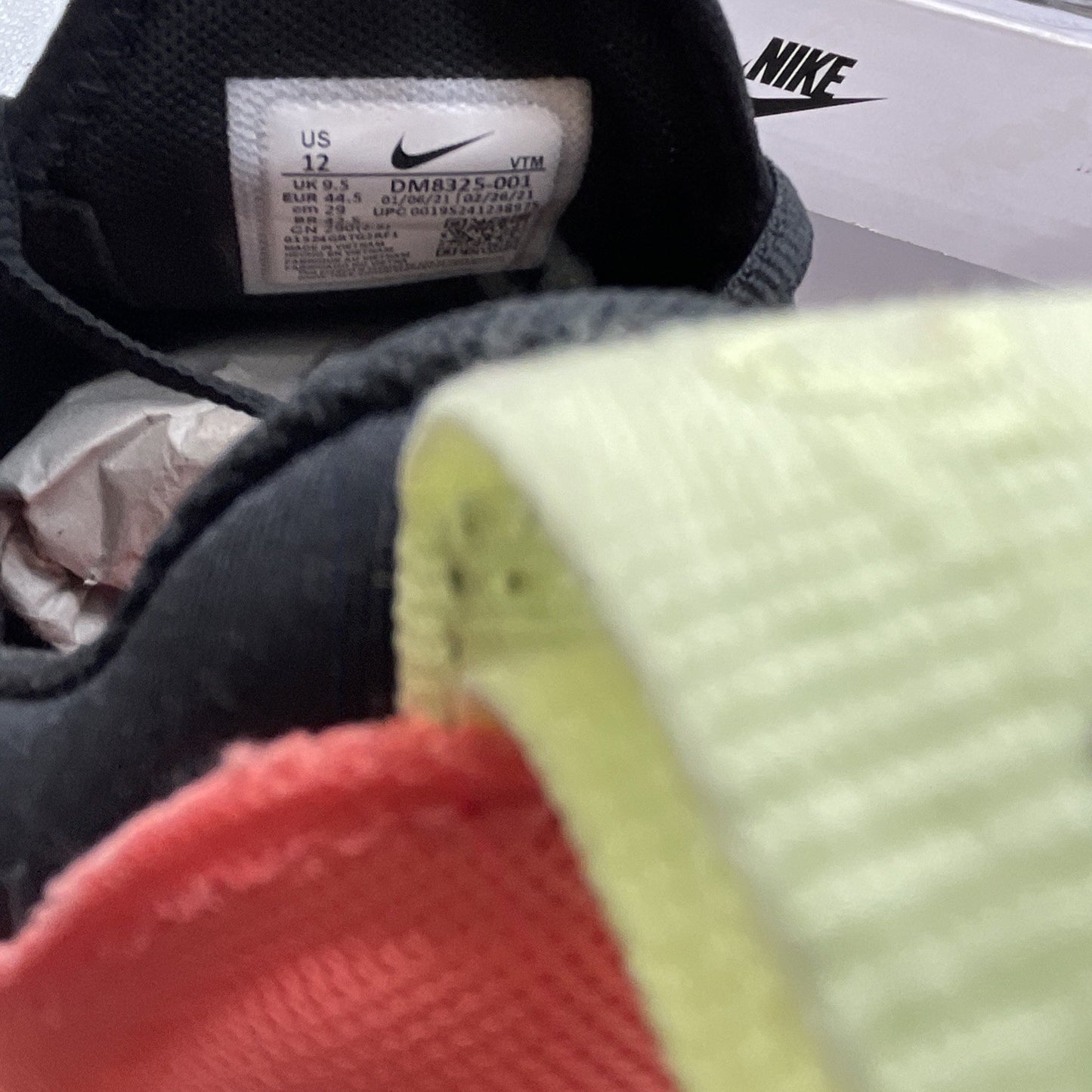 Size 12W - Nike Air Max 270 Black Magic Ember (DM8325-001)