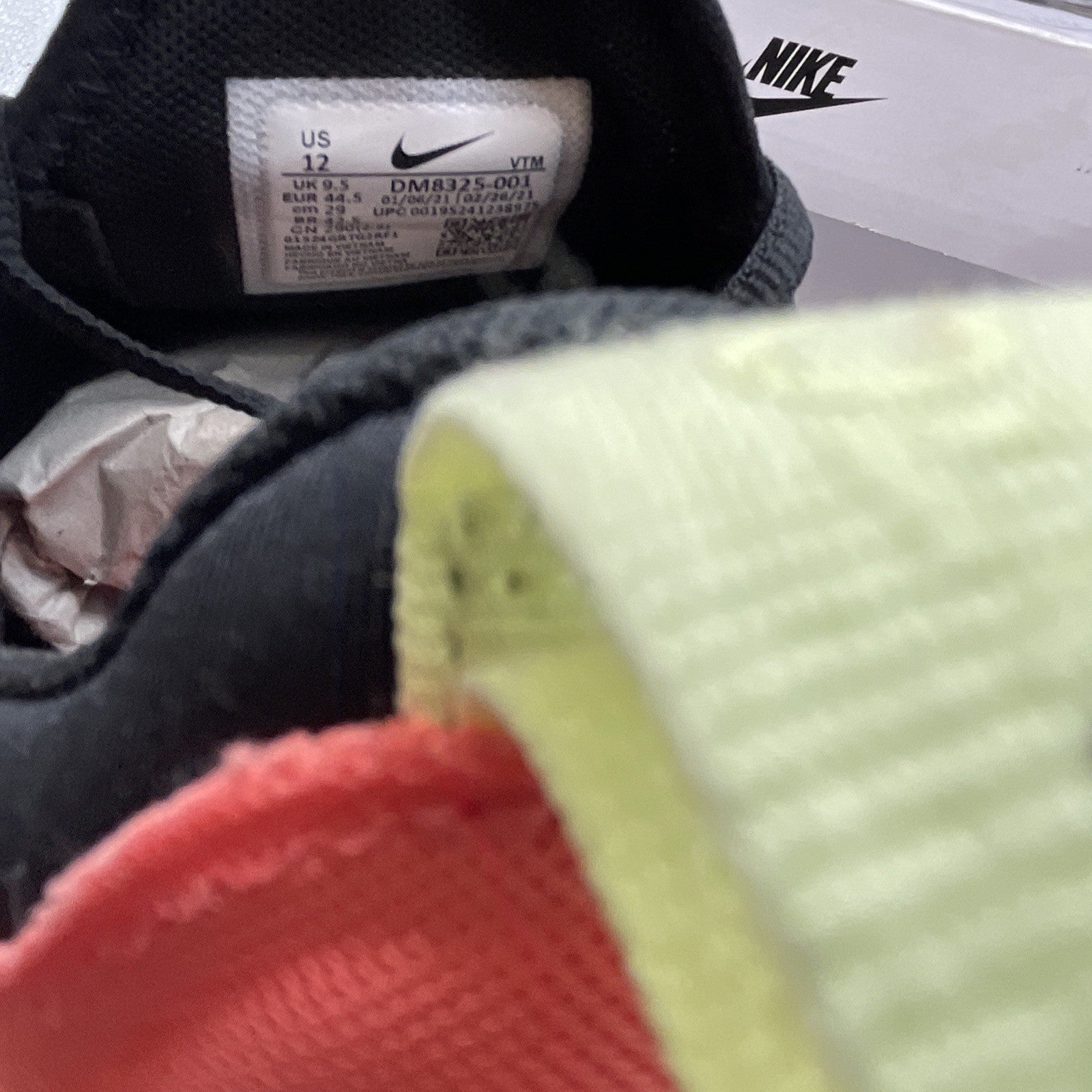 Size 12W - Nike Air Max 270 Black Magic Ember (DM8325-001)