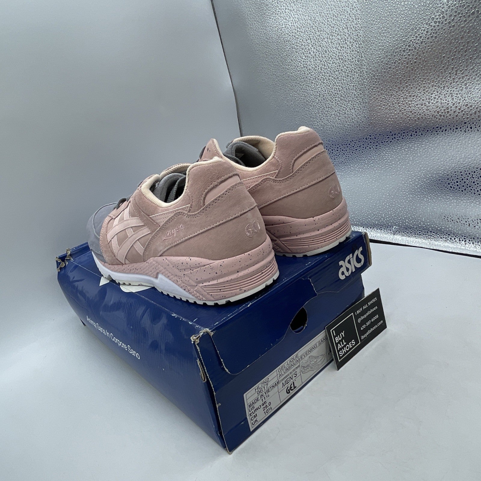 Size 11.5 - Asics GEL-Lique Aluminum Evening Sand (HL7N2-9617)