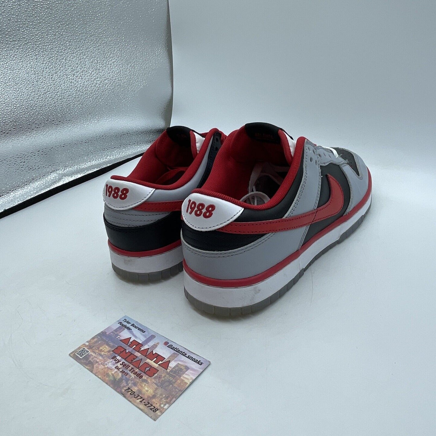 Size 9.5 - Nike Clark Atlanta University x Dunk Low Panthers Grey (DR6189-001)