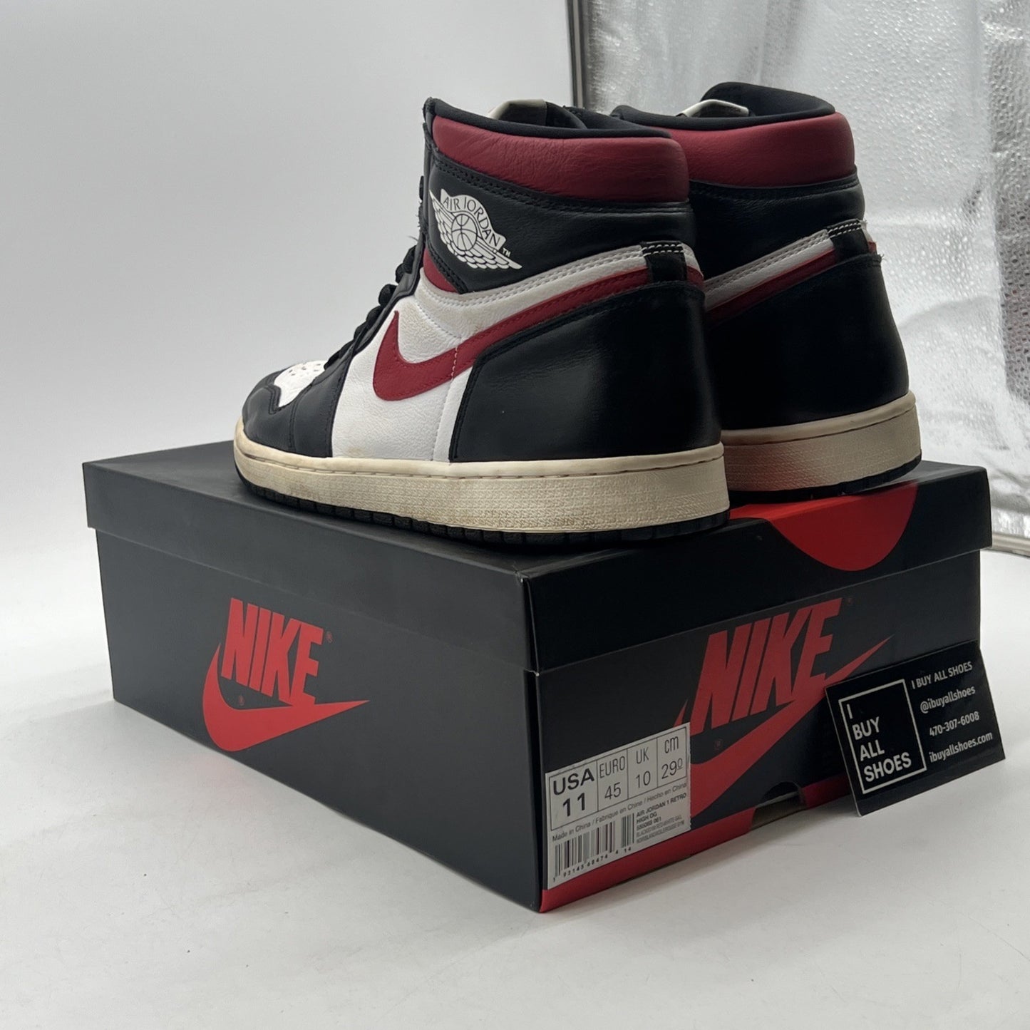 Size 11 - Air Jordan 1 Retro High OG Gym Red 2019 (555088-061)