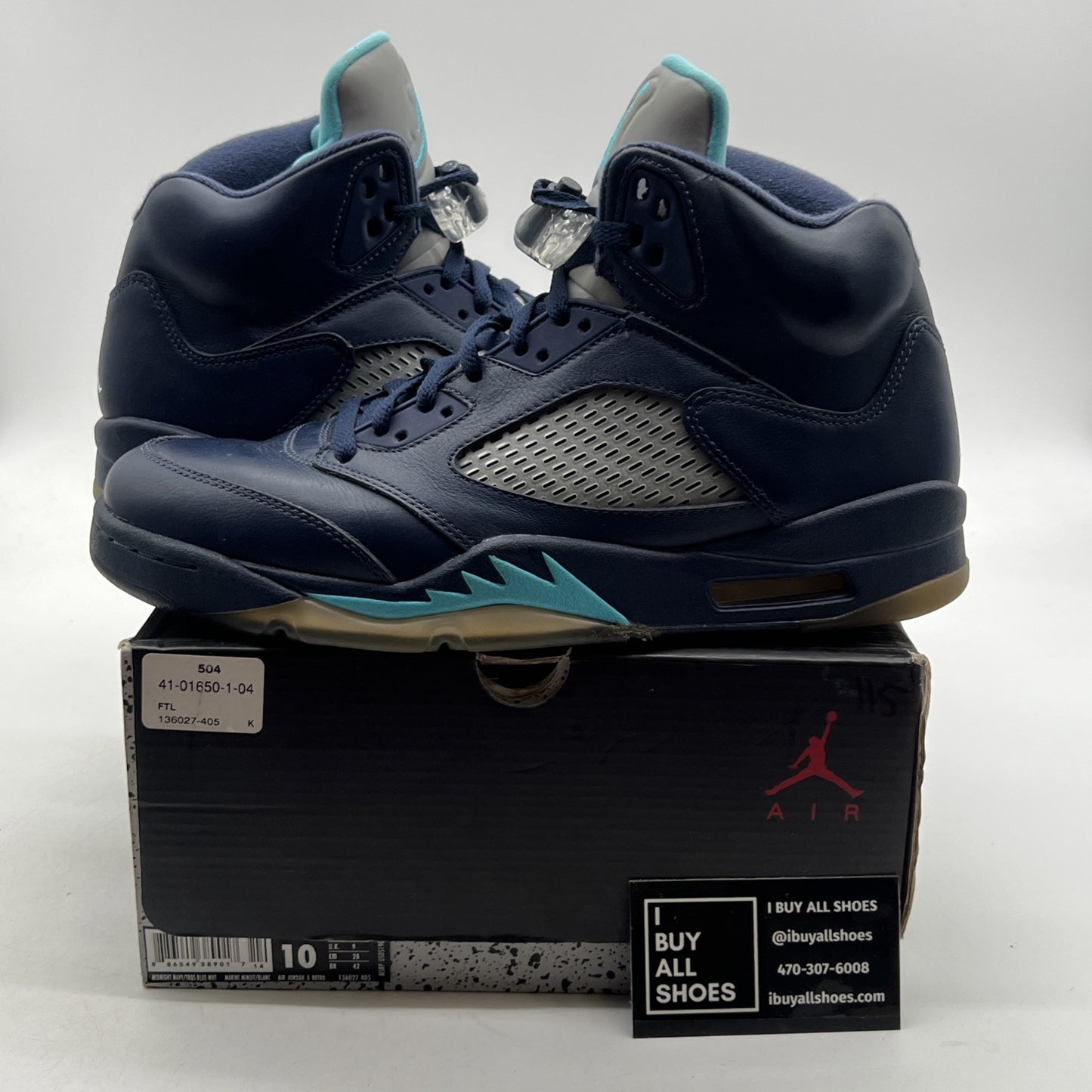 Size 10 - Air Jordan 5 Retro Pre-Grape (136027-405)