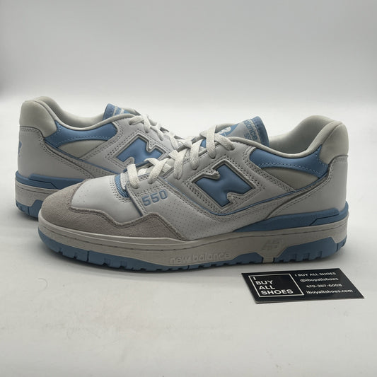 Size 10 - New Balance 550 White Blue Haze (BB550LSB)