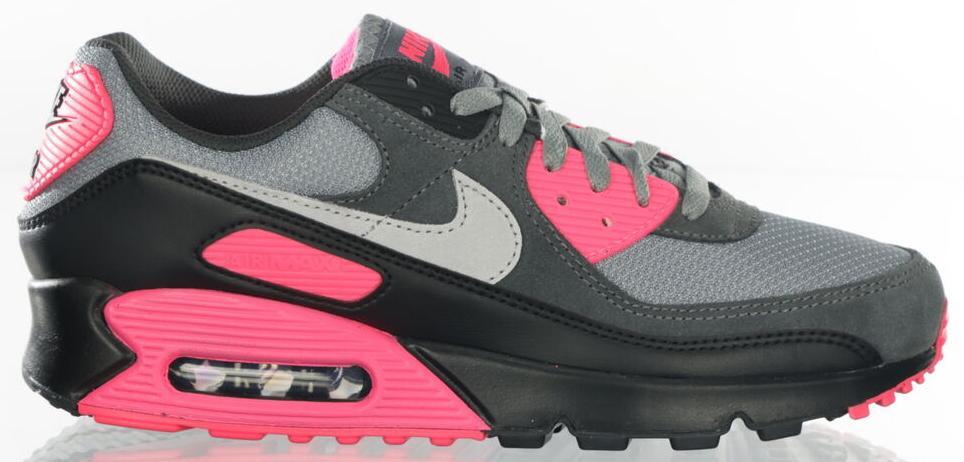 Size 10.5 - Nike Air Max 90 Black Grey Hyper Pink (DM0029-010)