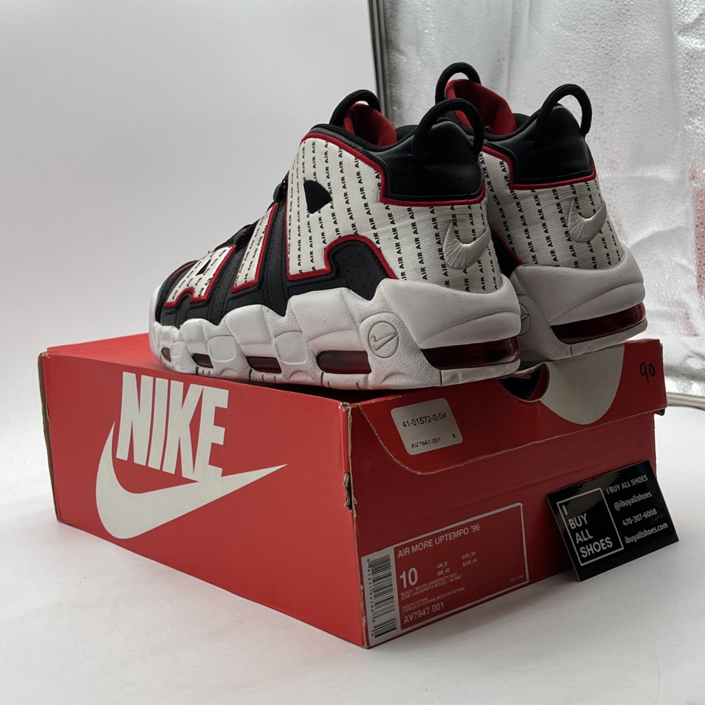 Size 10 - Nike Air More Uptempo Pinstripe (AV7947-001)