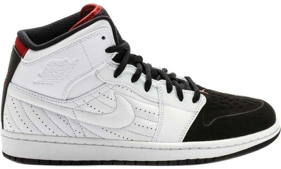 Size 11.5 - Air Jordan 1 Retro '99 White Black Suede Leather (654140-101)
