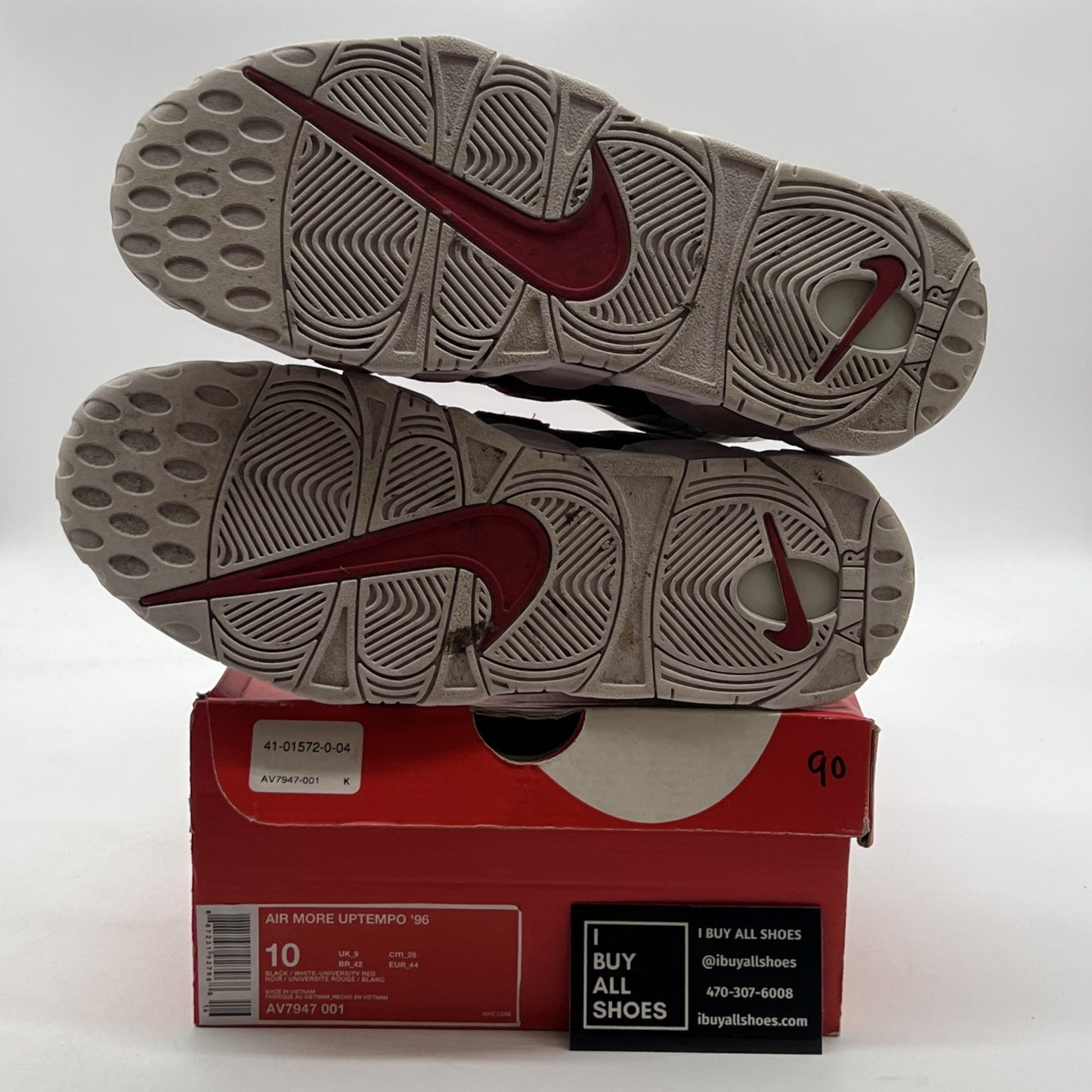 Size 10 - Nike Air More Uptempo Pinstripe (AV7947-001)