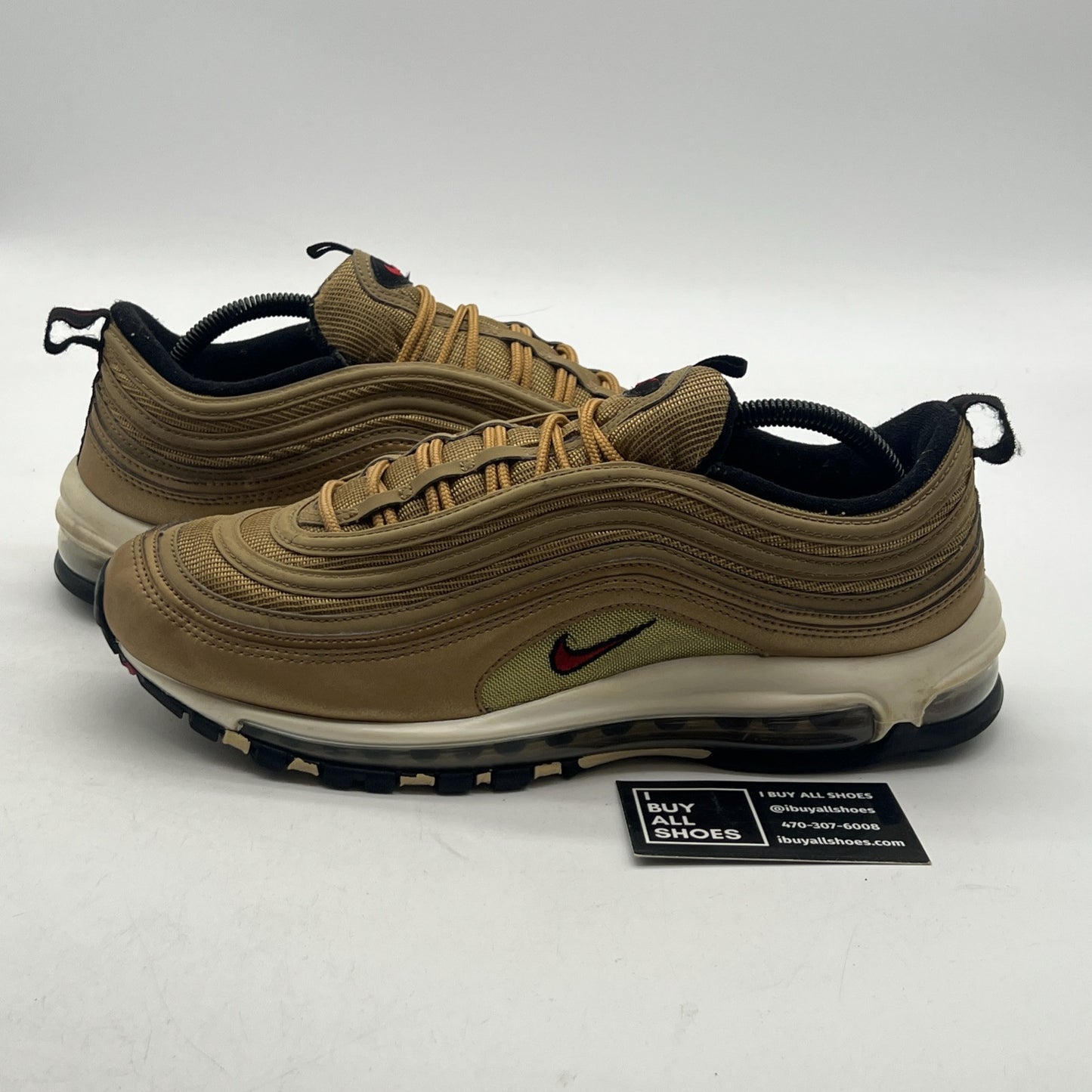 Size 11 - Nike Air Max 97 OG QS Metallic Gold (884421-700)