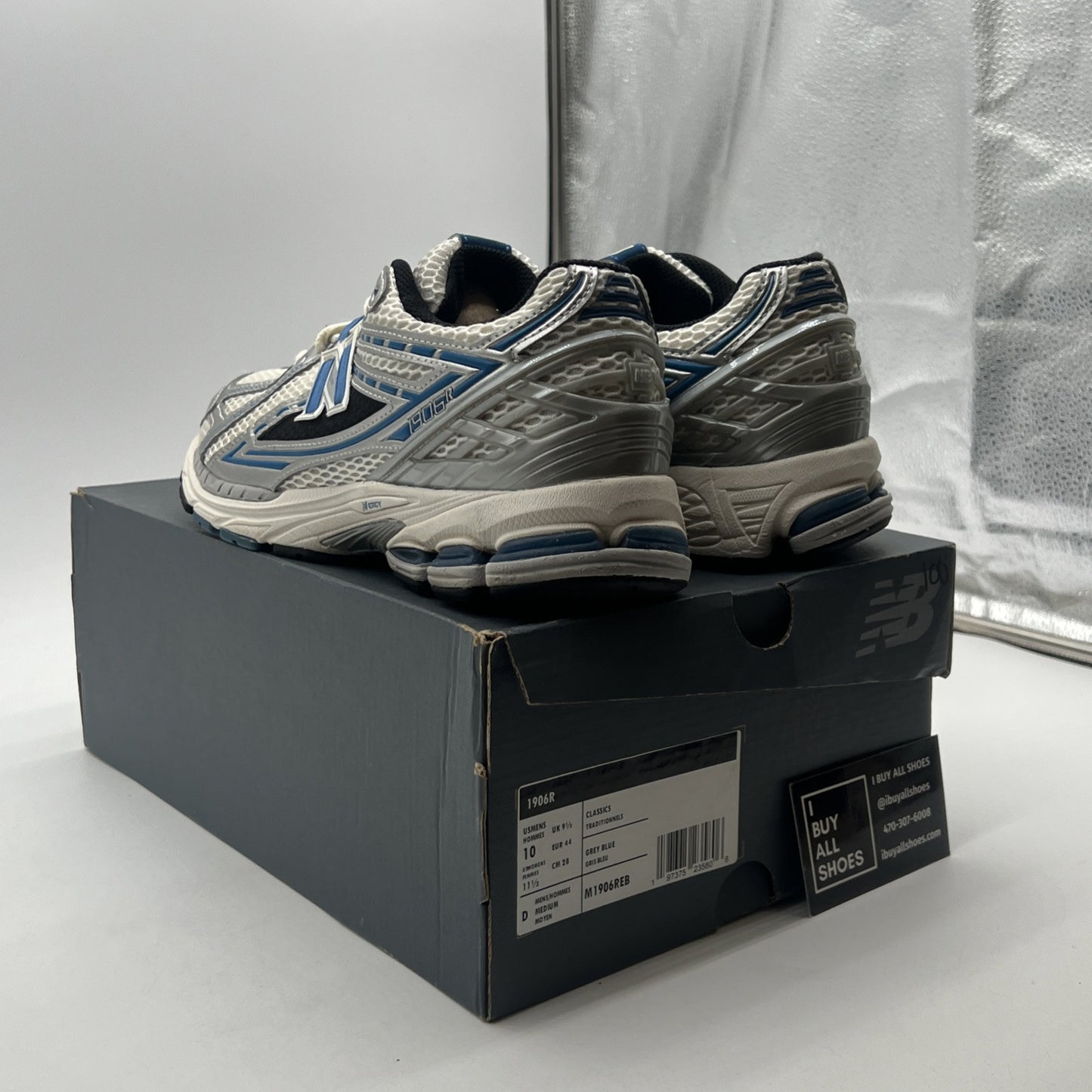 Size 10 - New Balance 1906R Silver Blue Agate (M1906REB)