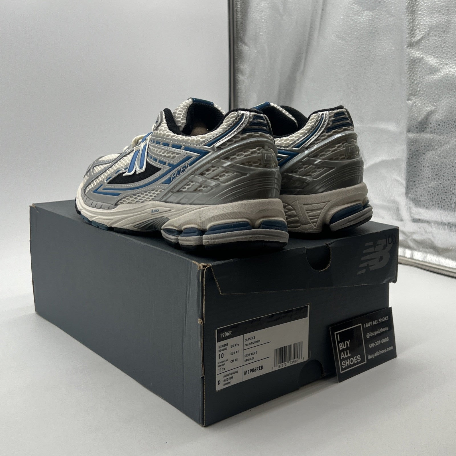Size 10 - New Balance 1906R Silver Blue Agate (M1906REB)
