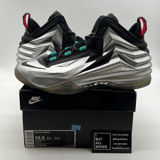 Size 10.5 - Nike Chuck Posite Metallic Silver (684758-001)