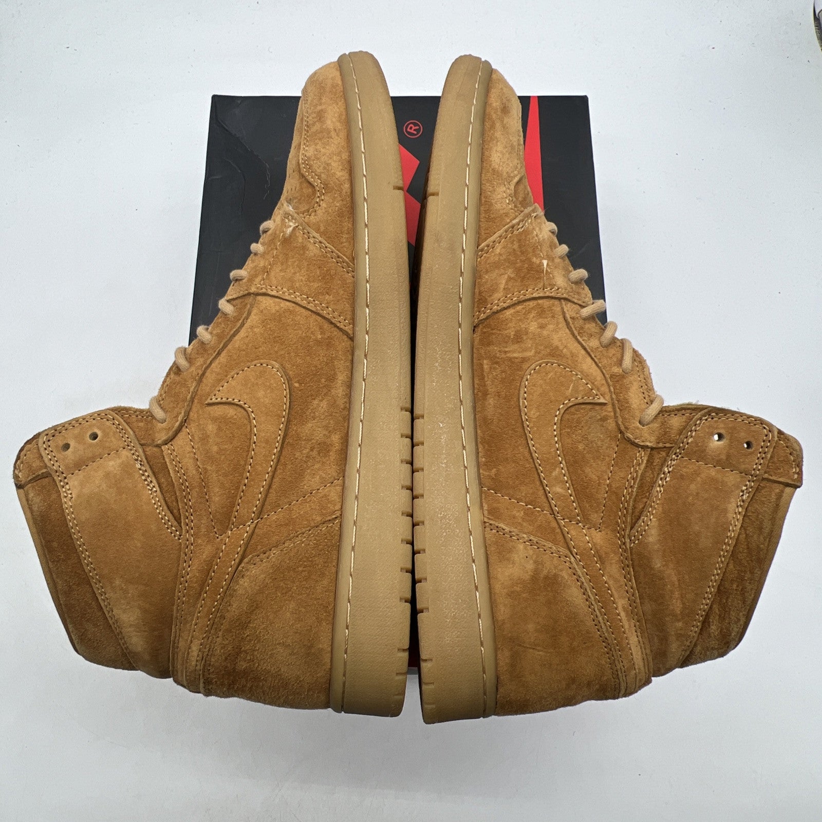 Size 14 - Air Jordan 1 Retro OG High Wheat (555088-710)