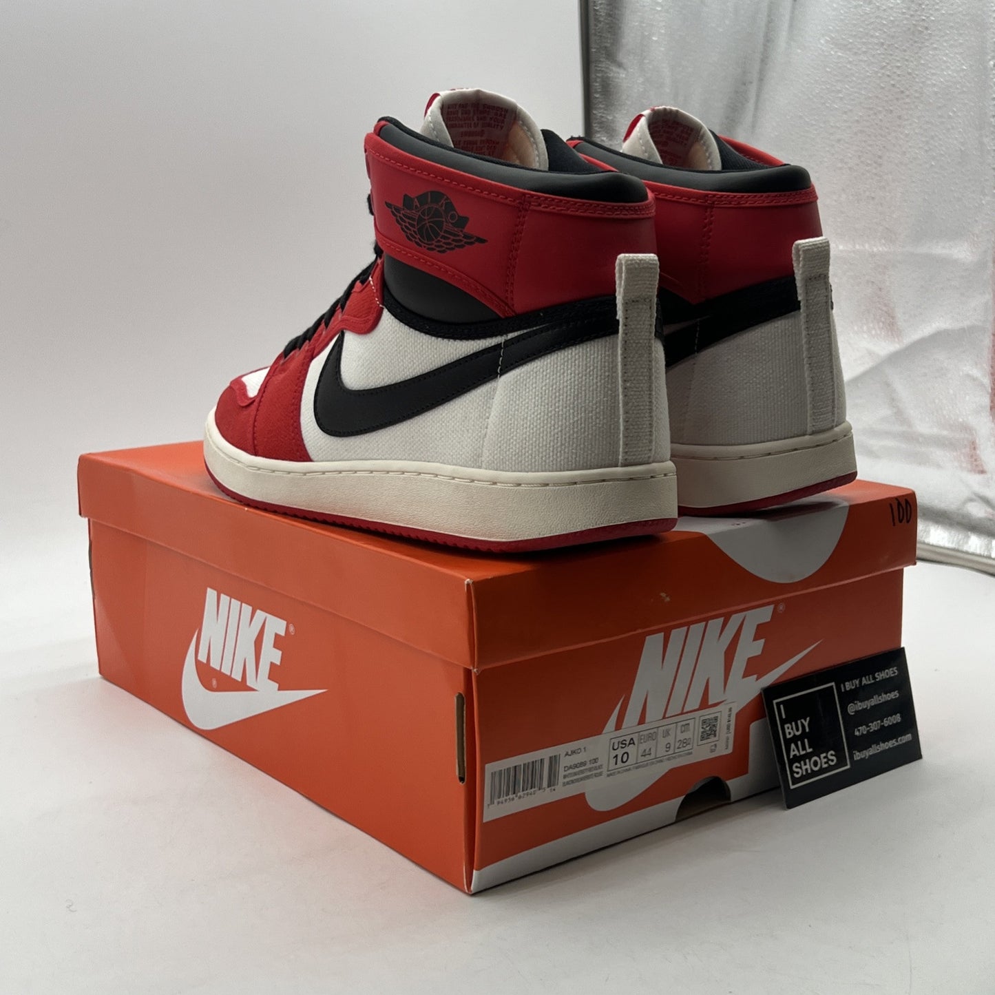 Size 10 - Nike Air Jordan 1 KO 2021 Chicago (DA9089-100)